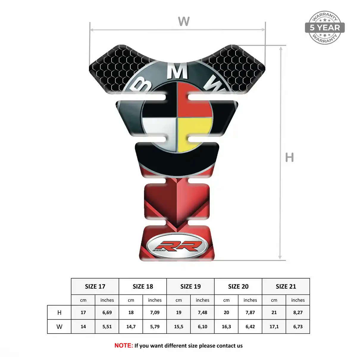 BMW Tank Decal Signature Grade
