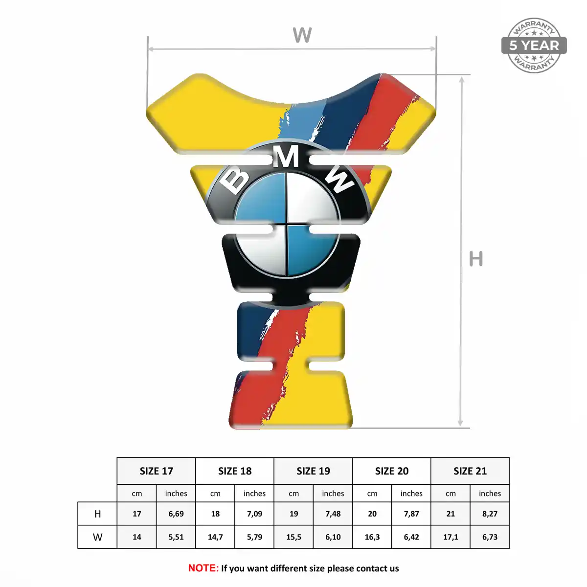 BMW Tank Decal Superior Craft
