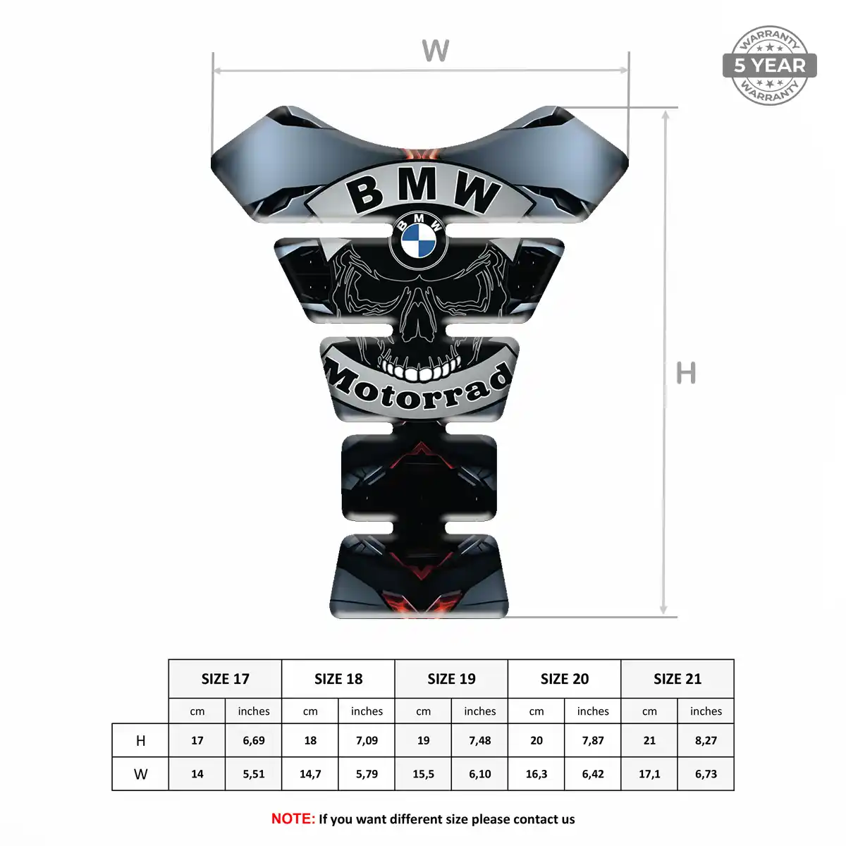 BMW Tank Fuse Guard Motorbike Deluxe Edition