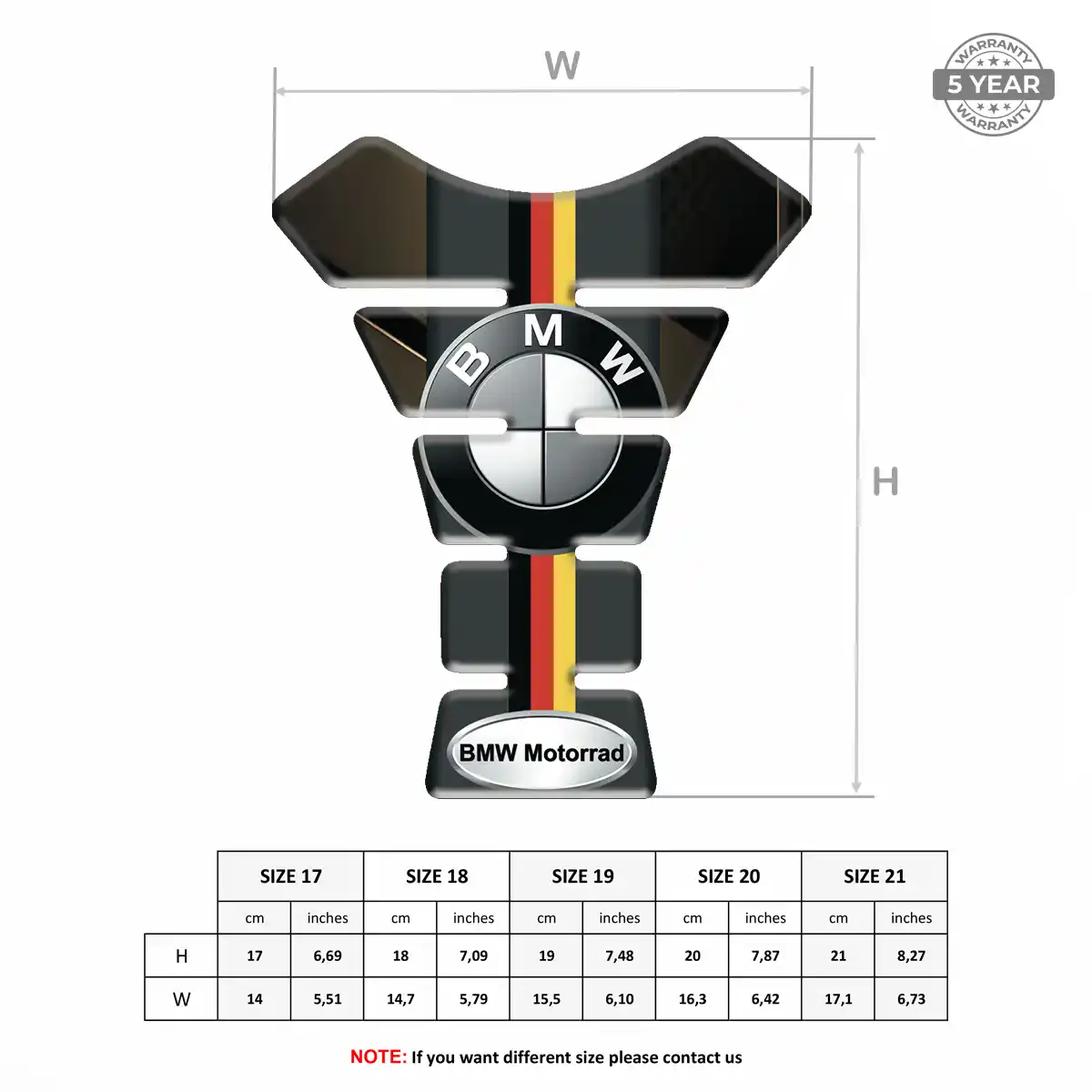 BMW Tank Fuse Guard Motorbike Exclusive Series