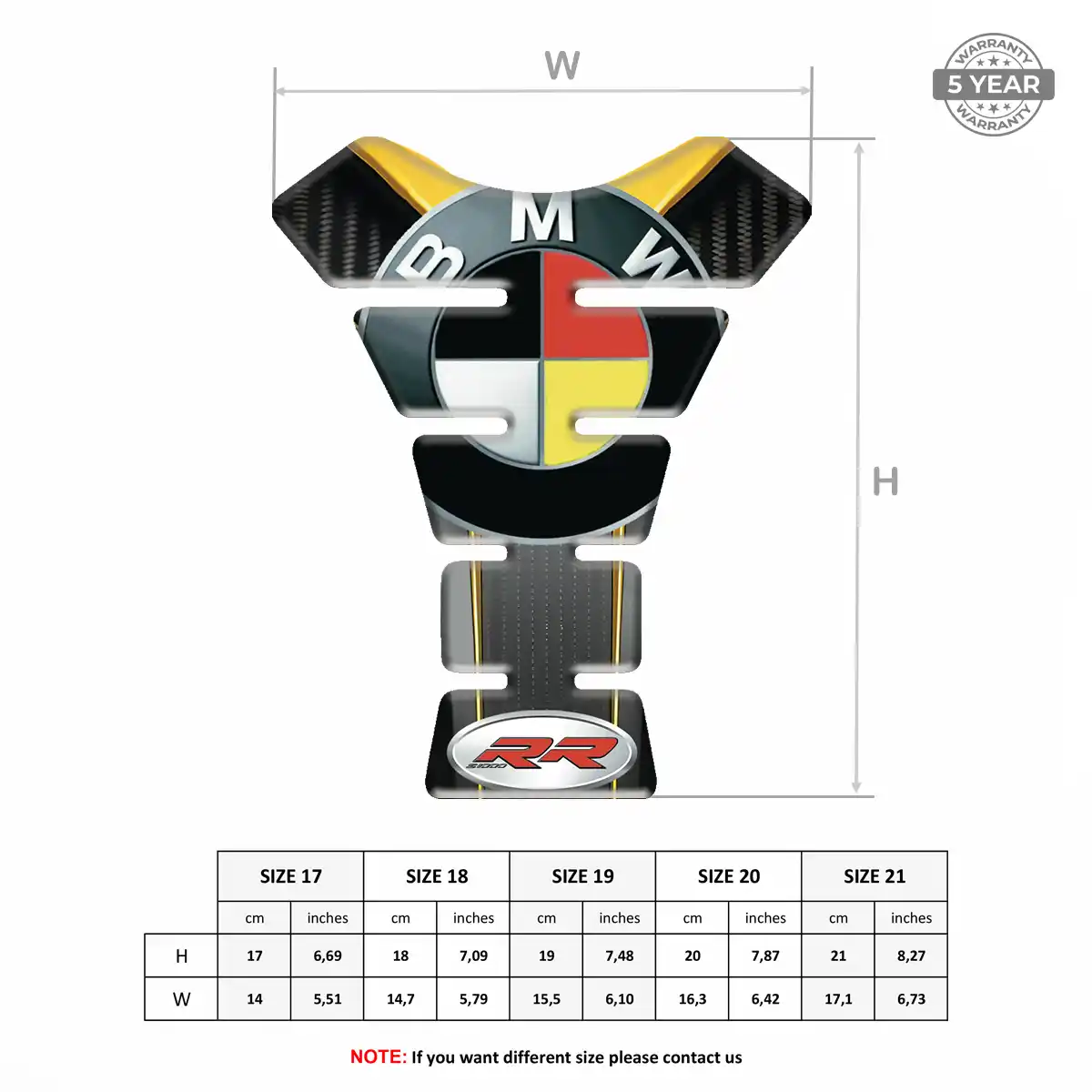 BMW Tank Fuse Guard Motorcycle Exclusive Series