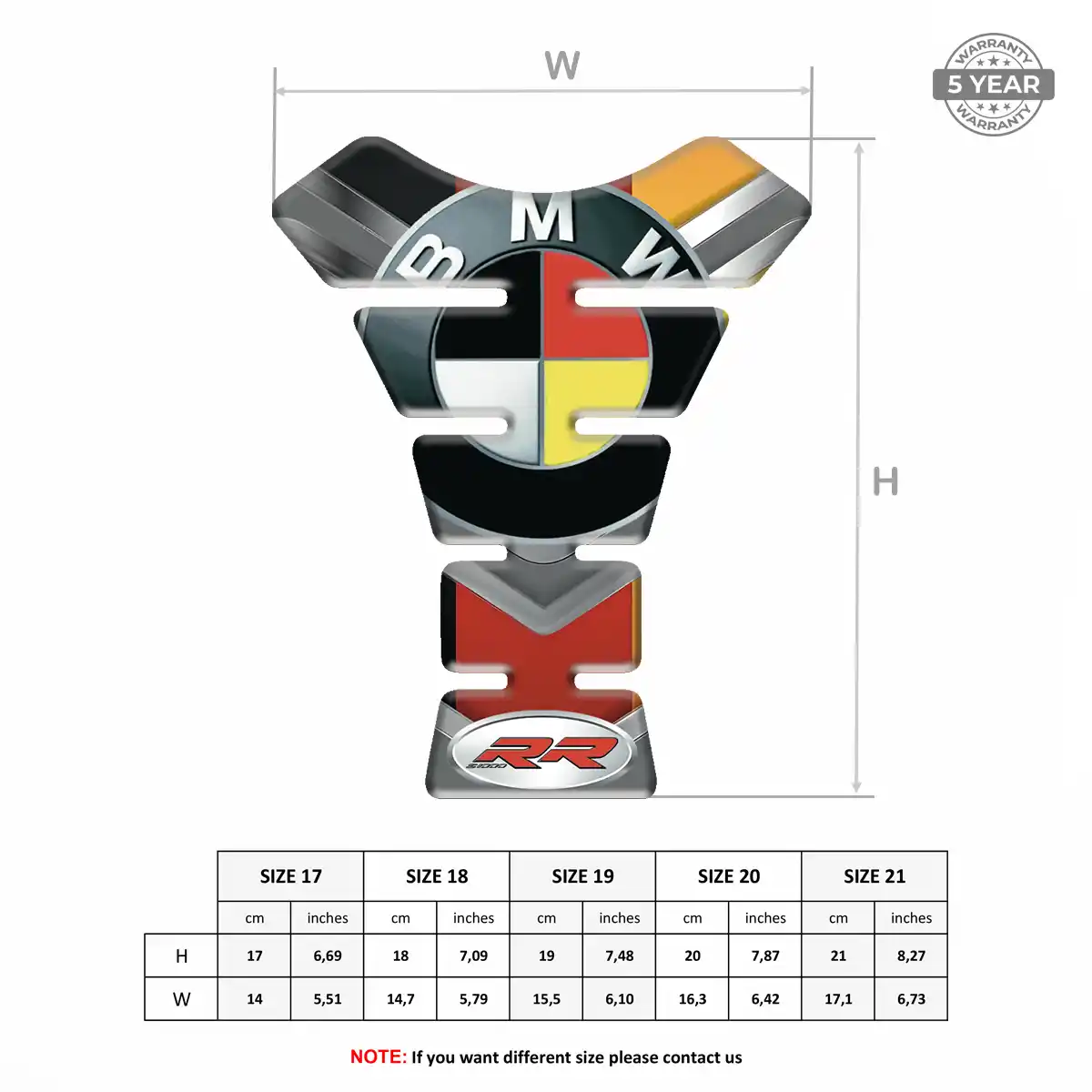 BMW Tank Fuse Guard Motorcycle Refined Design