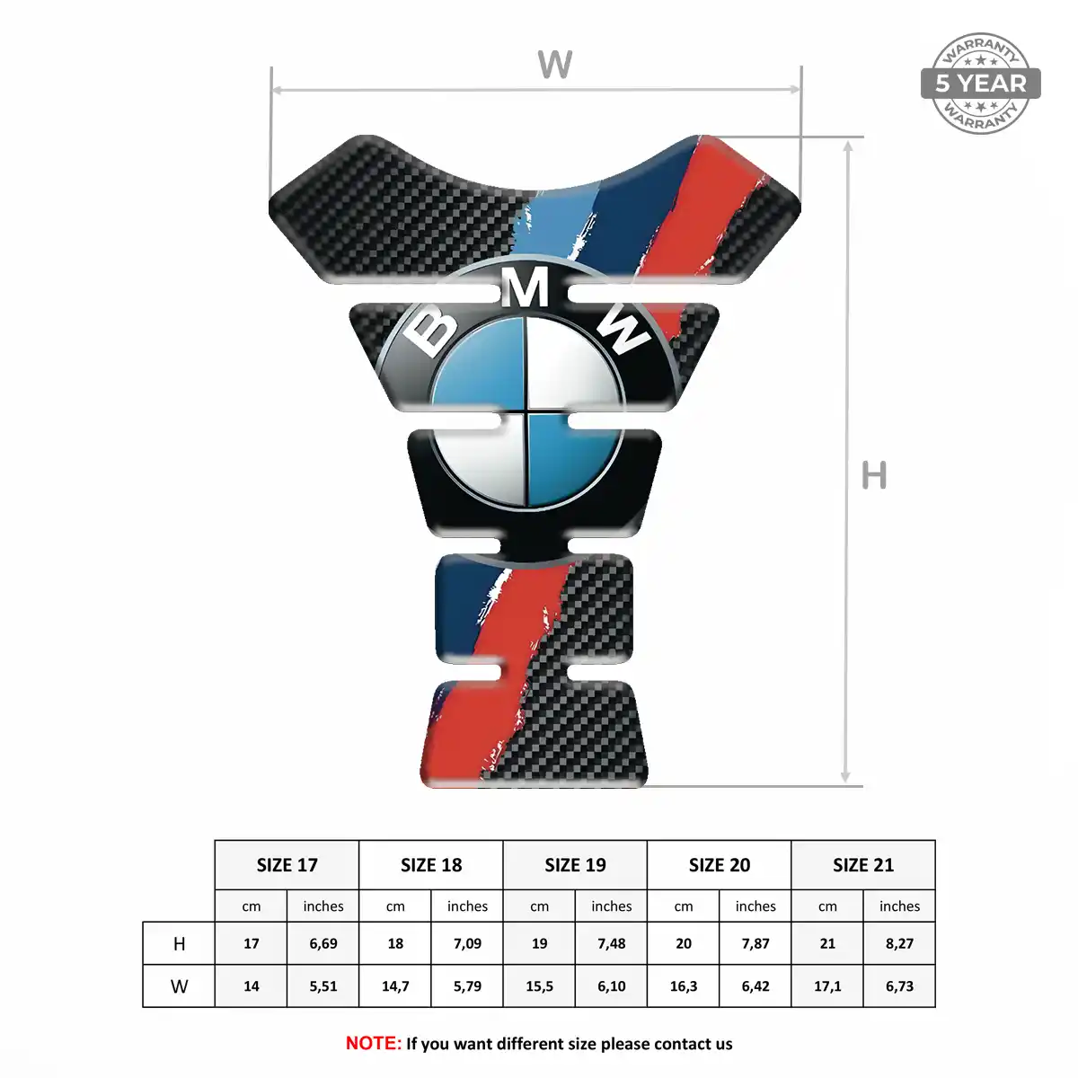 BMW Tank Fuse Motorbike Prestige Line
