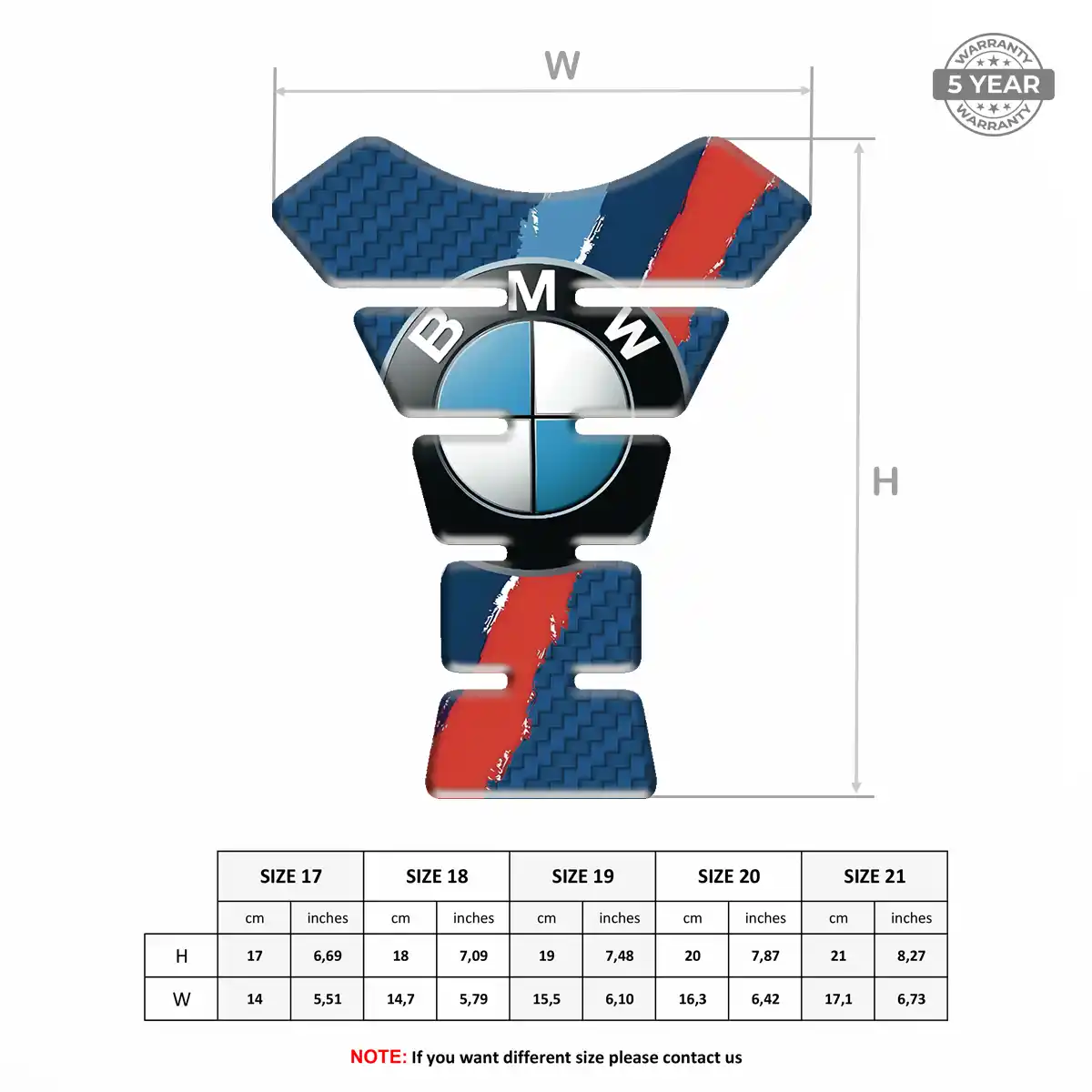 BMW Tank Fuse Motorcycle Prime Quality