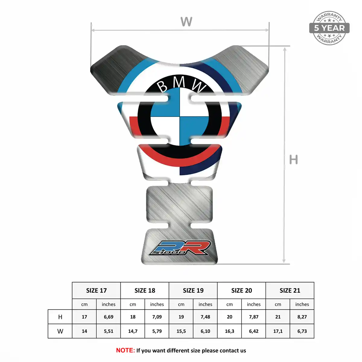 BMW Tank Fuse Pad Motorbike Elite Edition