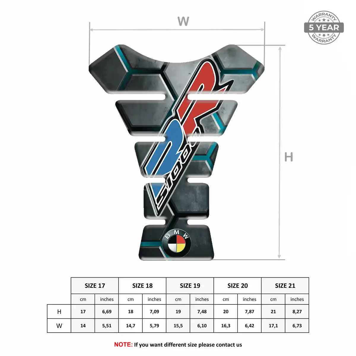 BMW Tank Fuse Pad Motorbike Exclusive Series