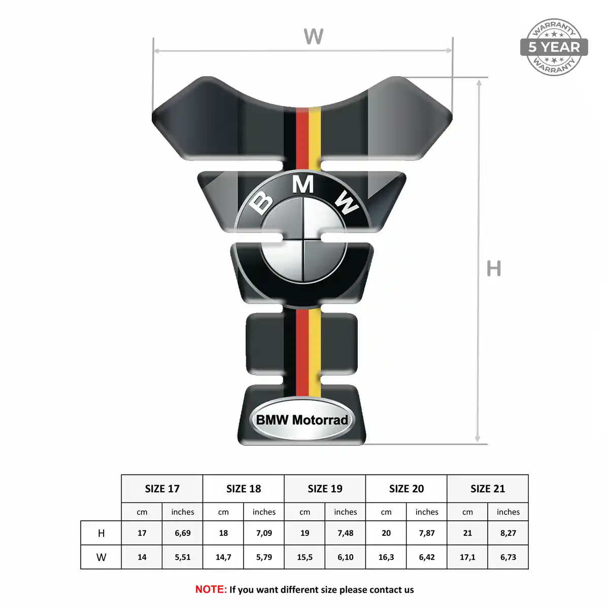 BMW Tank Fuse Pads Deluxe Edition