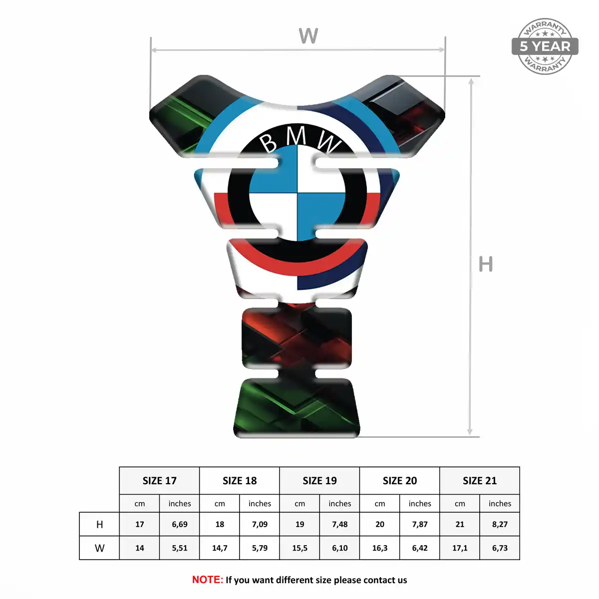 BMW Tank Fuse Pads Exclusive Series
