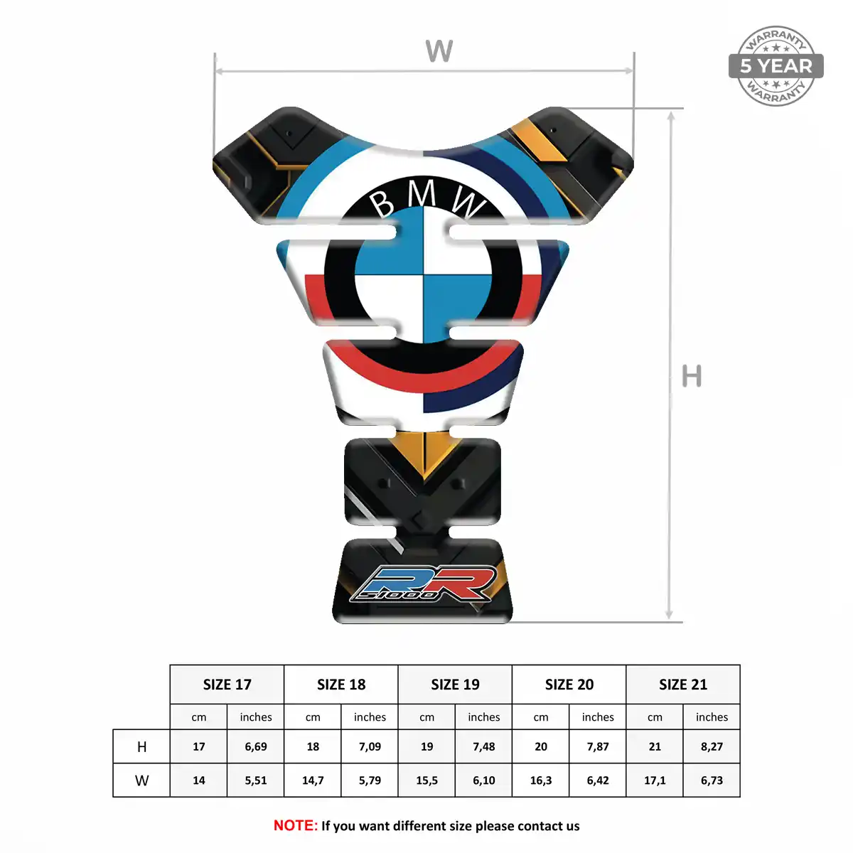 BMW Tank Fuse Pads Motorbike Signature Grade