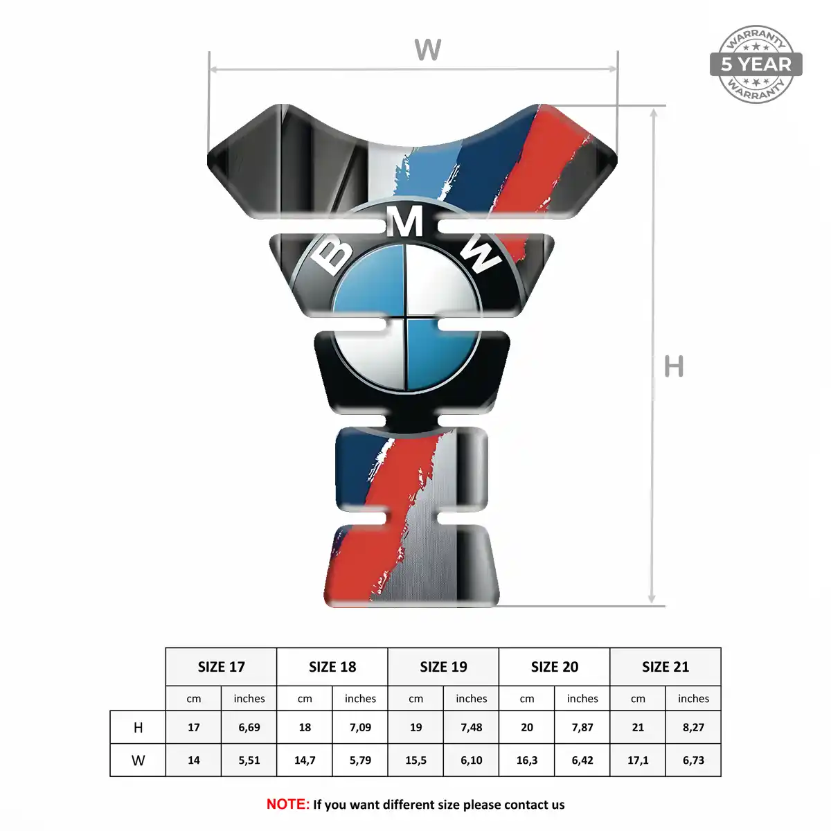 BMW Tank Fuse Pads Motorcycle Exclusive Series