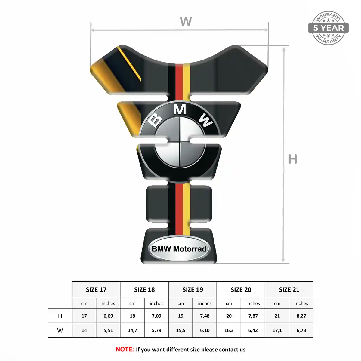 BMW Tank Fuse Pads Refined Design