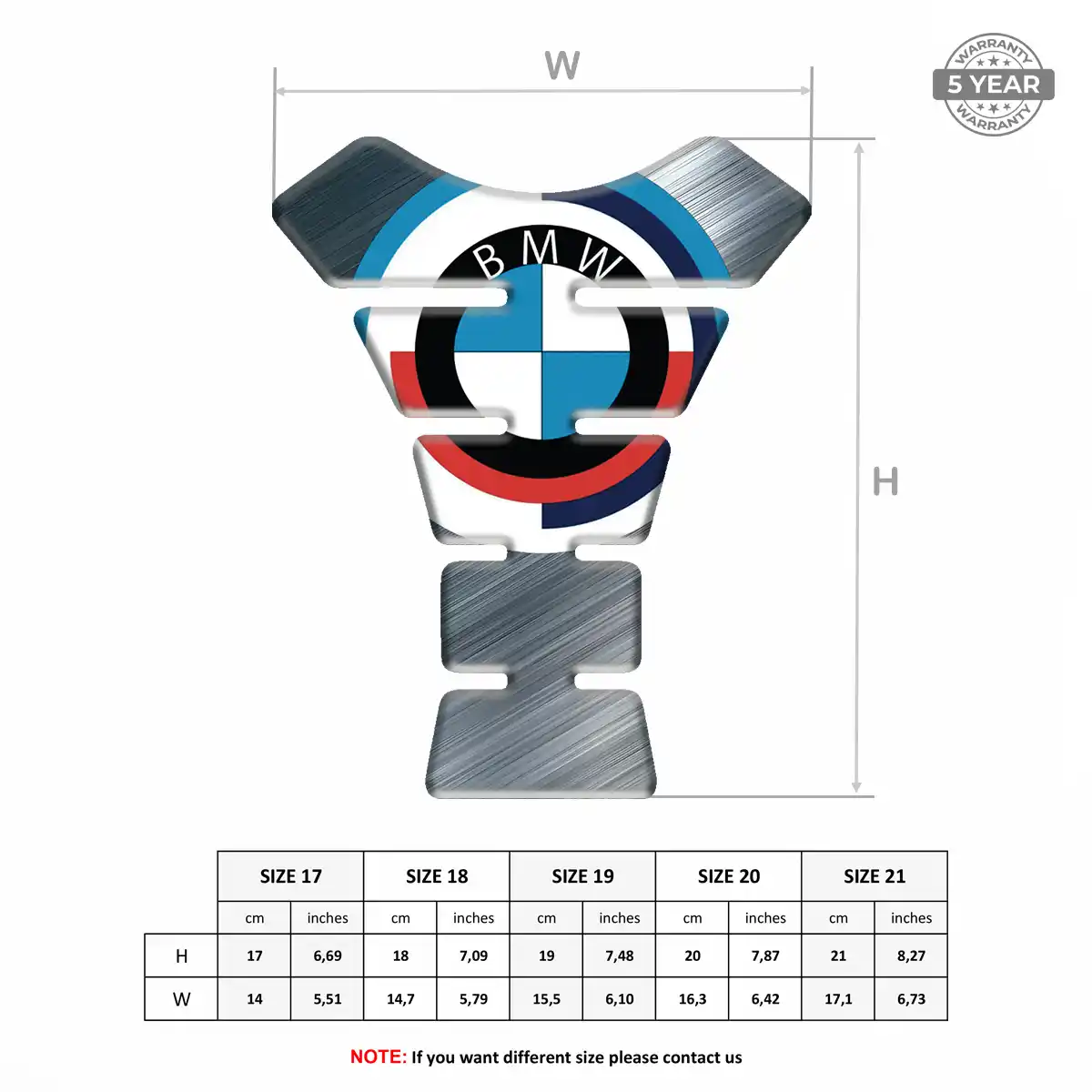 BMW Tank Fuse Pads Sleek Style