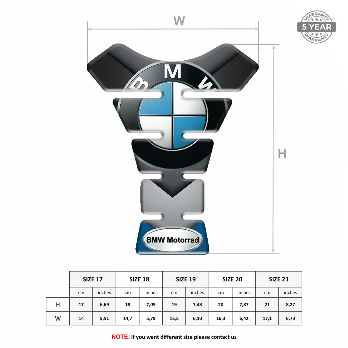 BMW Tank Fuse Protector Motorbike Exclusive Series