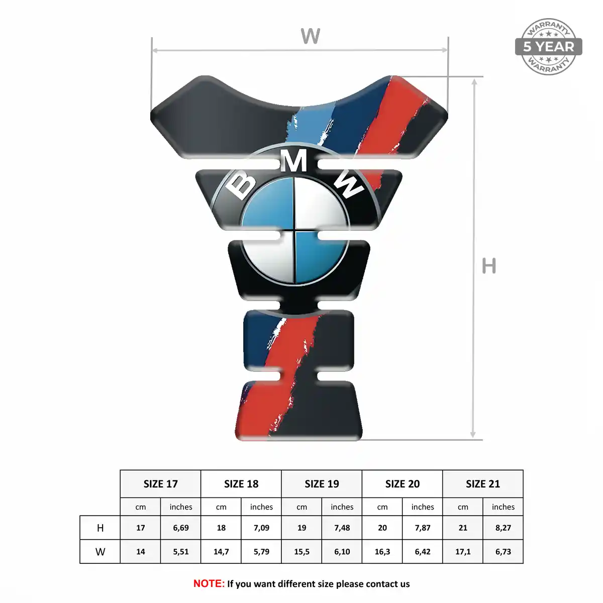 BMW Tank Fuse Protector Motorcycle Noble Edition