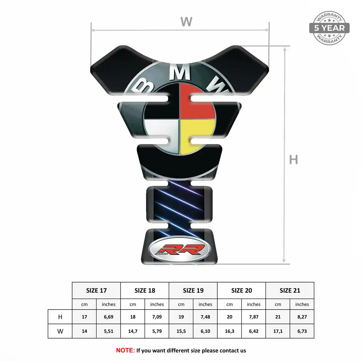 BMW Tank Grip Pad Noble Edition