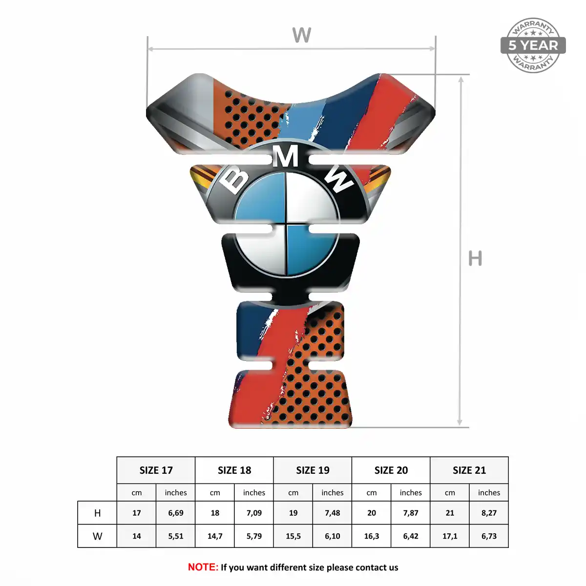 BMW Tank Grip Pad Prestige Line