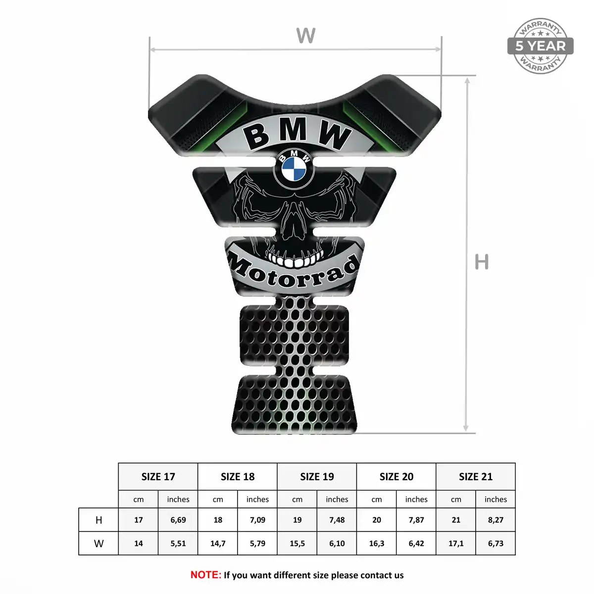BMW Tank Grip Pad Signature Grade