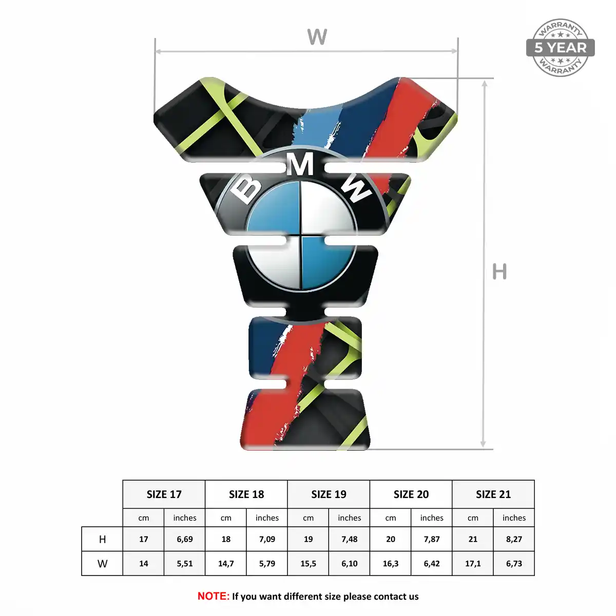 BMW Tank Guard Fuse Motorbike Elite Finish