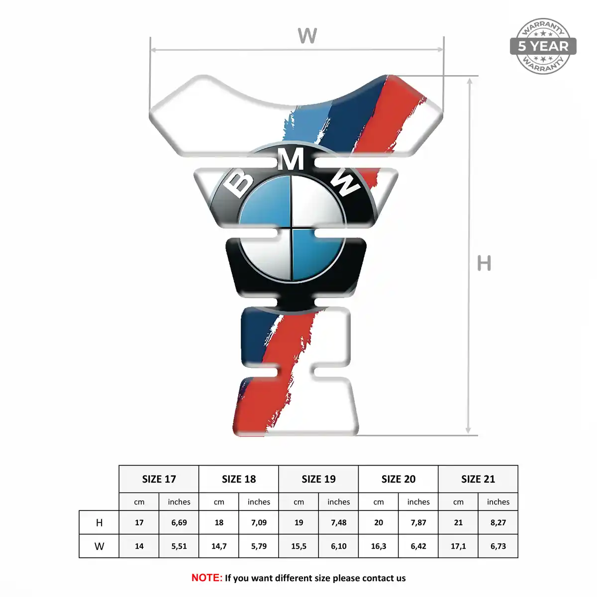 BMW Tank Guard Fuse Motorbike Signature Grade
