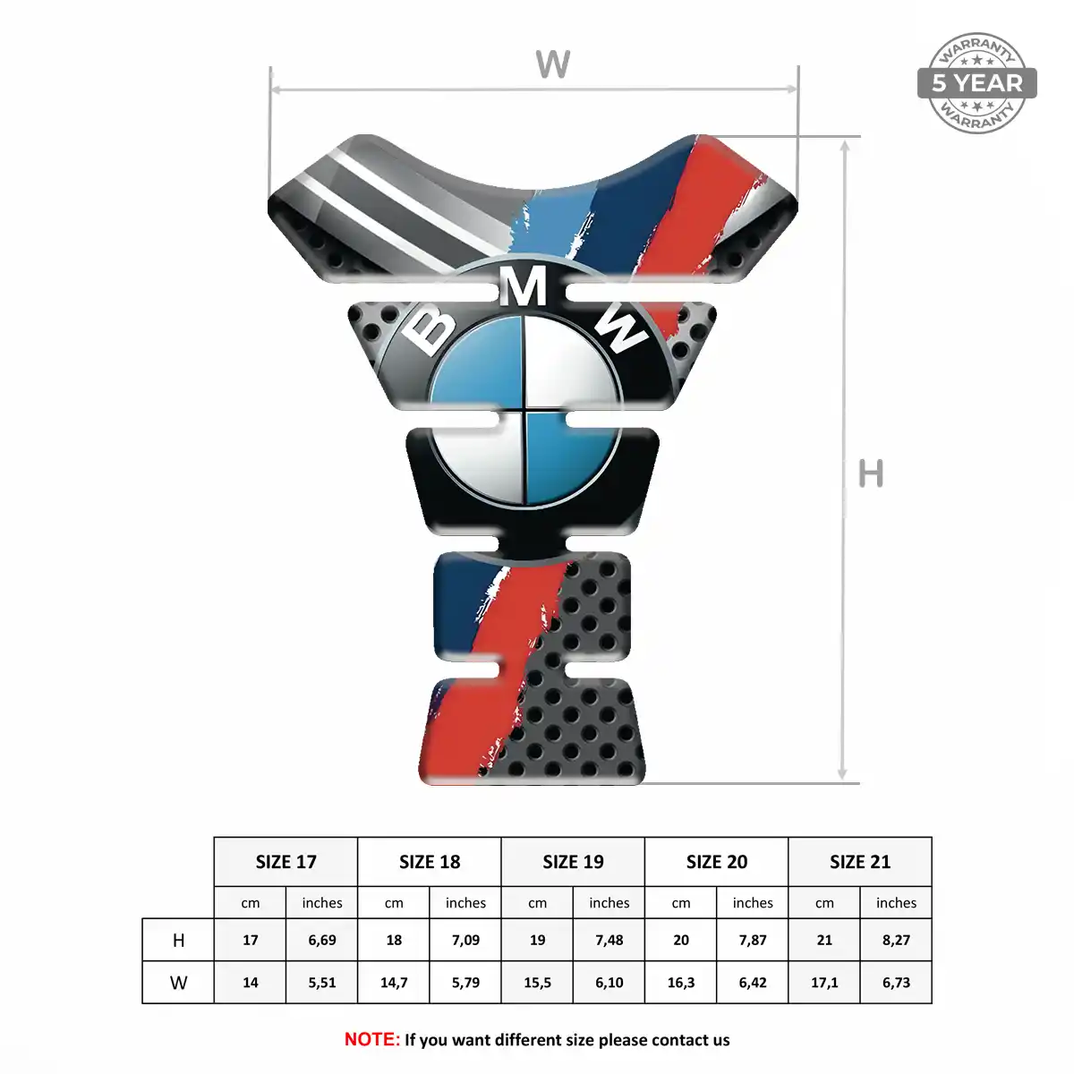 BMW Tank Guard Fuse Motorcycle Exclusive Series
