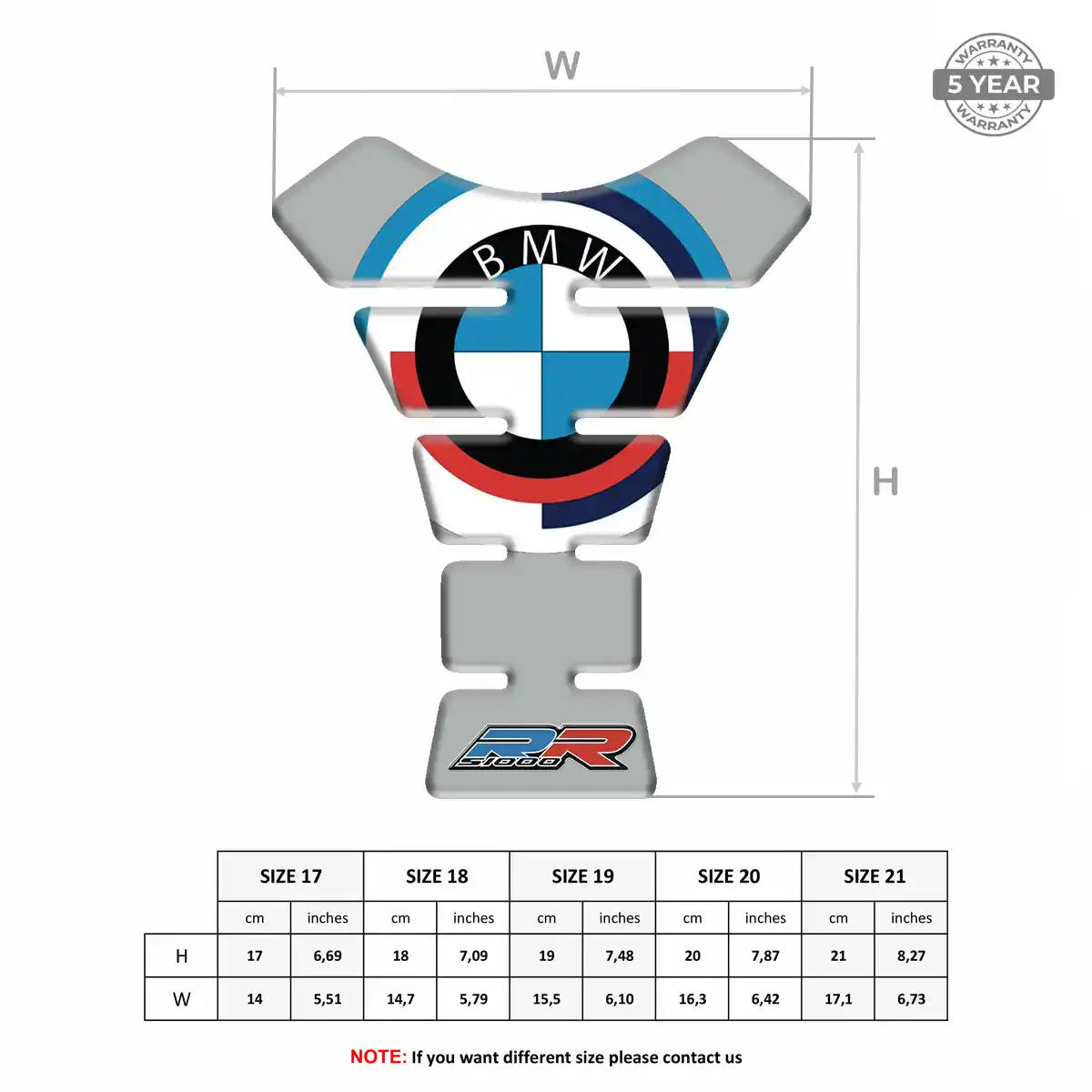 BMW Tank Guard Fuse Motorcycle Noble Edition