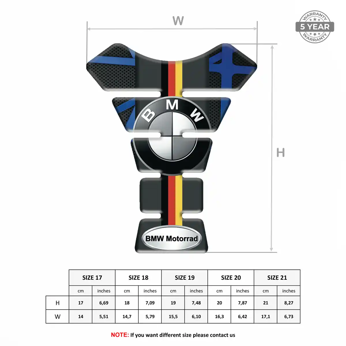 BMW Tank Guard Fuse Motorcycle Refined Design