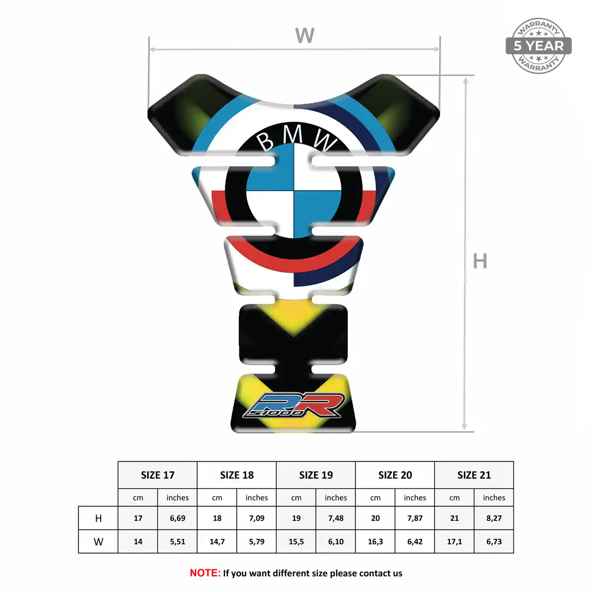 BMW Tank Guard Fuse Motorcycle Signature Grade