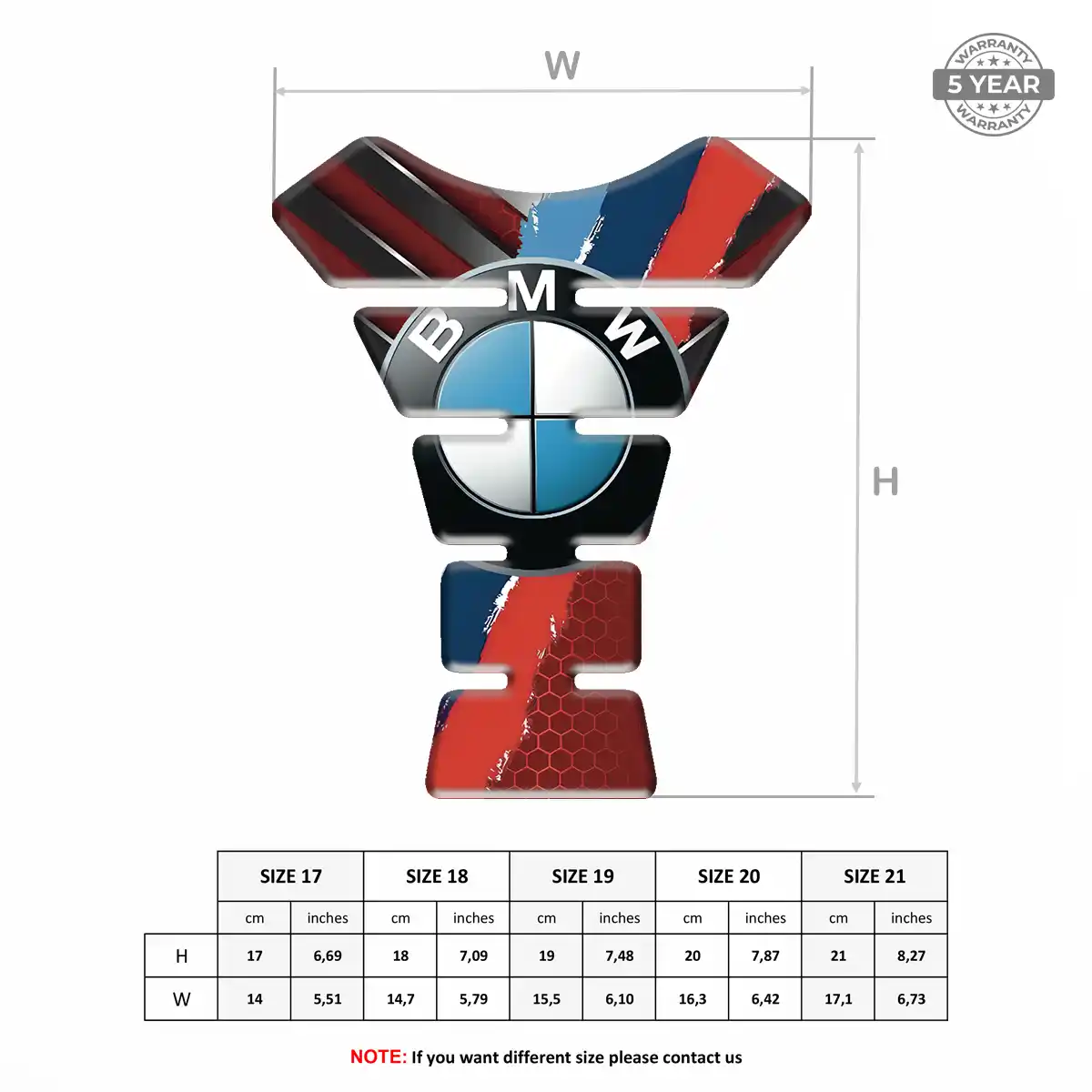 BMW Tank Guard Fuse Motorcycle Sleek Style