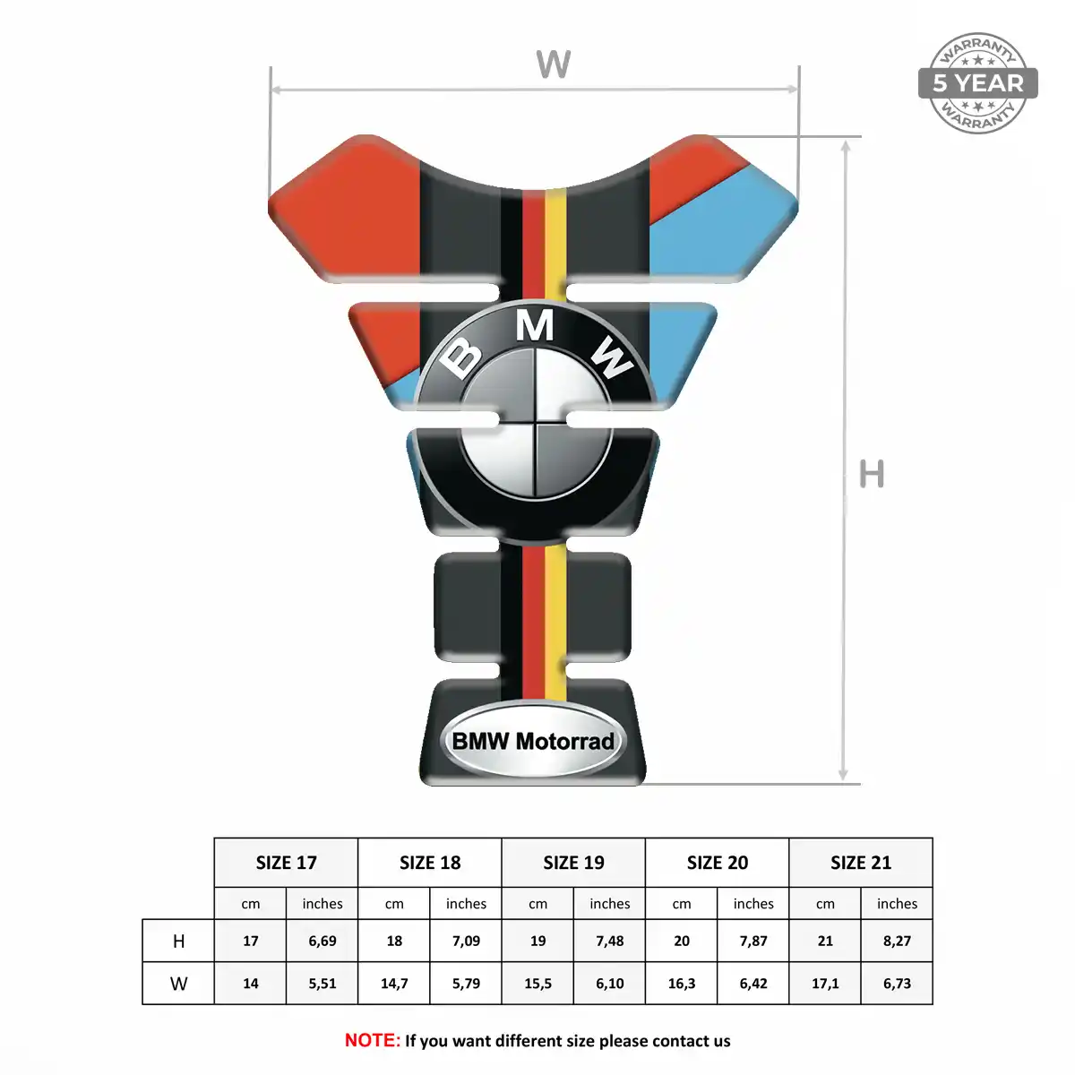 BMW Tank Guard Motorbike Noble Edition