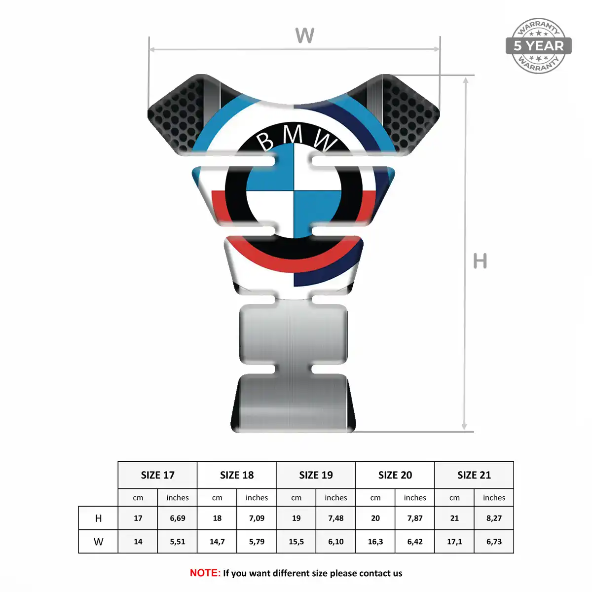 BMW Tank Guard Motorcycle Elite Finish