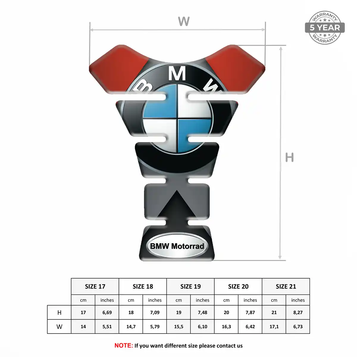 BMW Tank Guard Motorcycle Refined Design