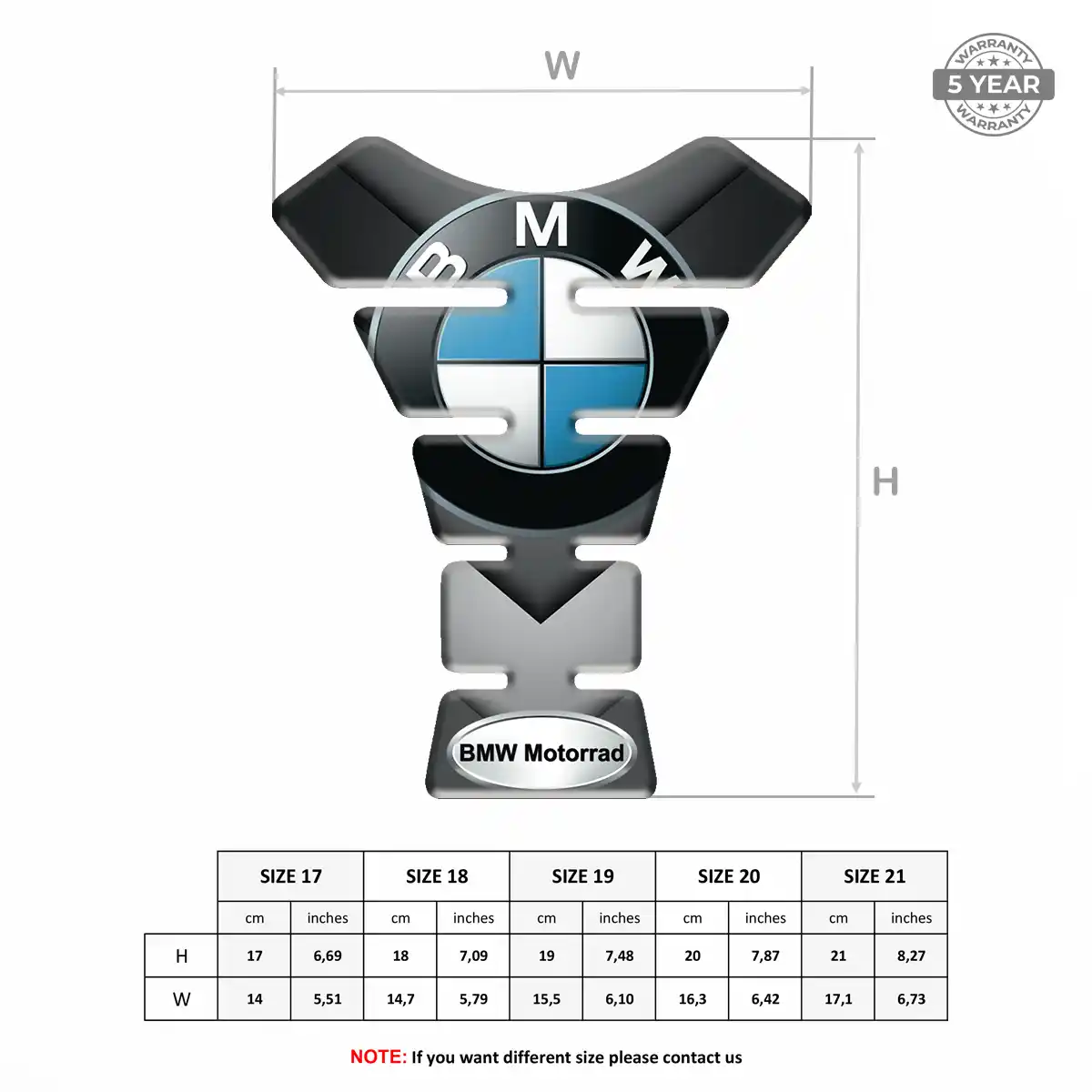 BMW Tank Guard Motorcycle Superior Craft