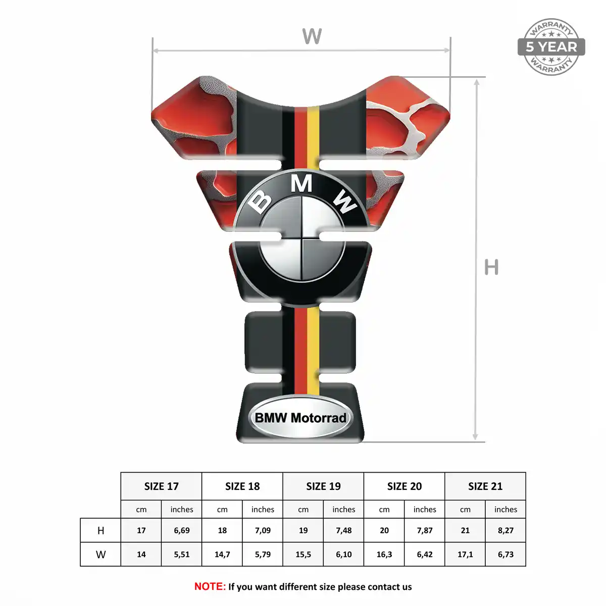 BMW Tank Guard Pad Deluxe Edition