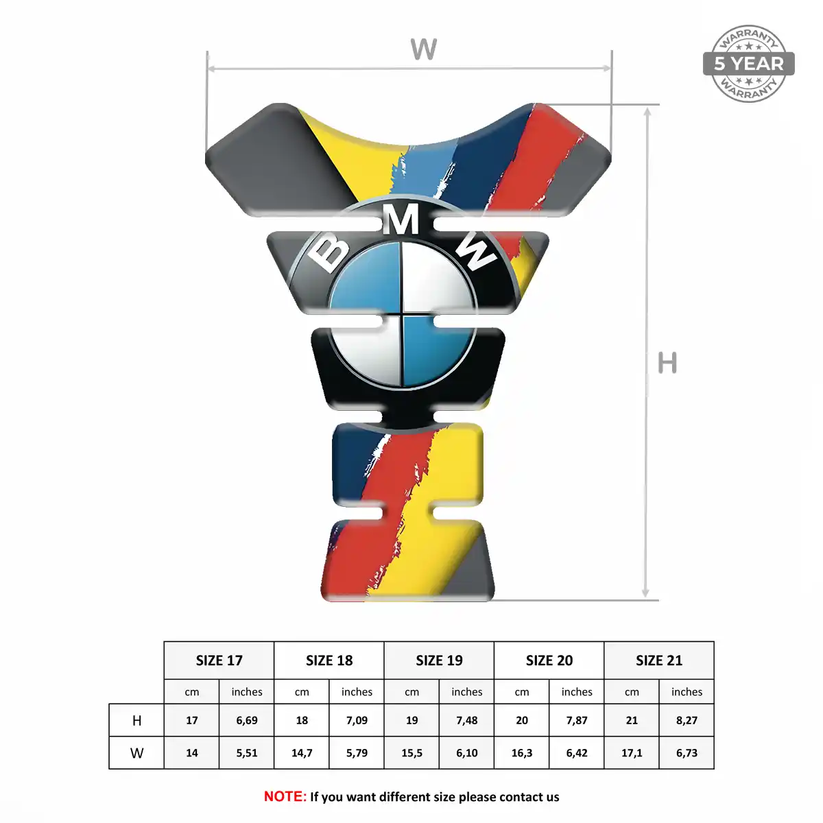 BMW Tank Guard Pad Motorcycle Elite Edition
