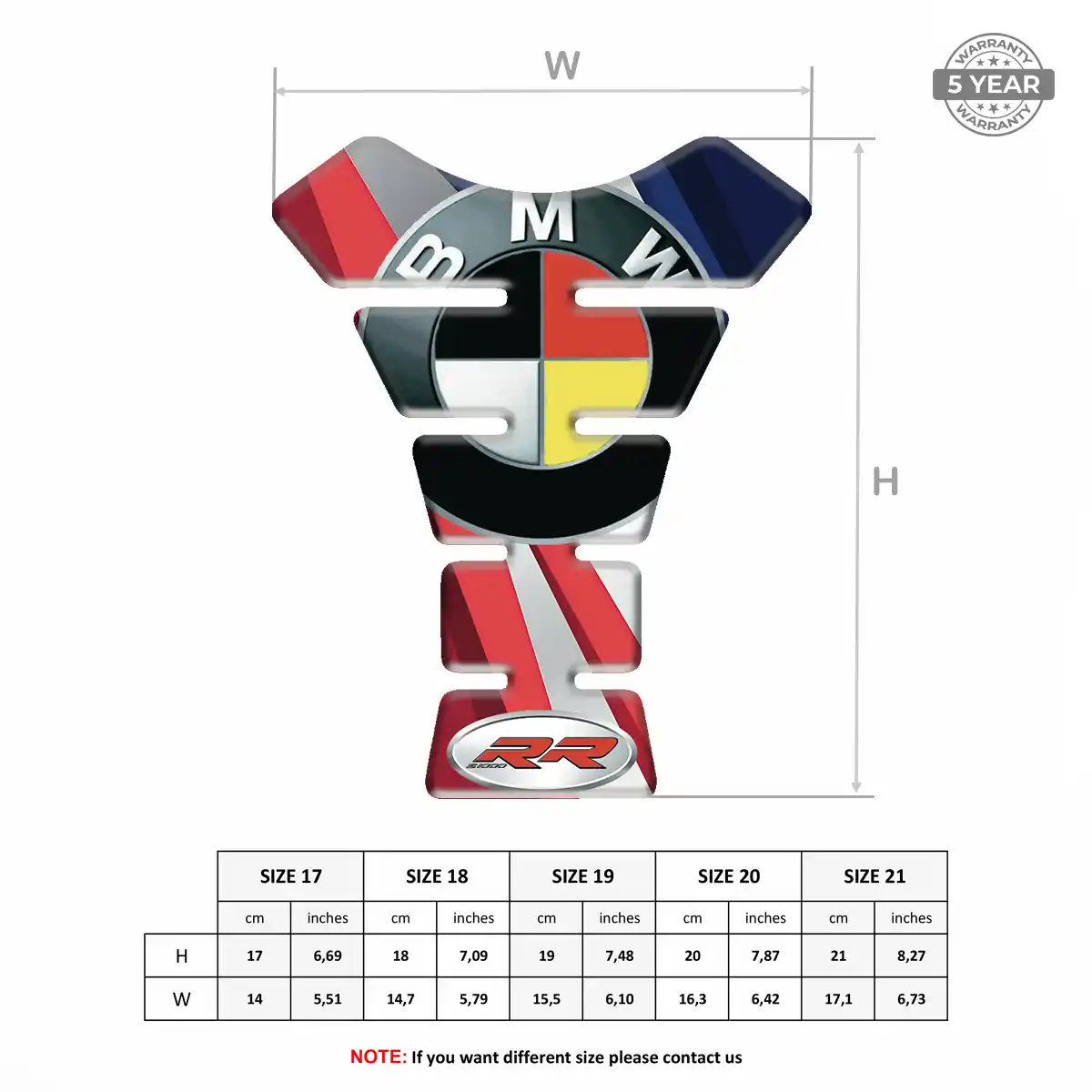 BMW Tank Guard Pad Noble Edition