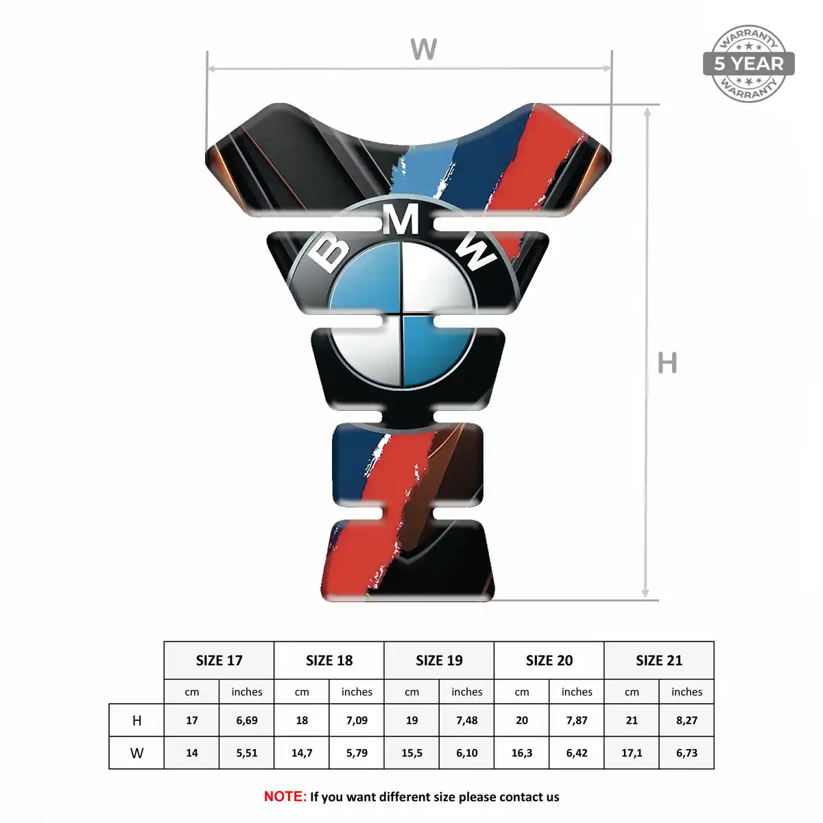 BMW Tank Guard Pad Prime Quality