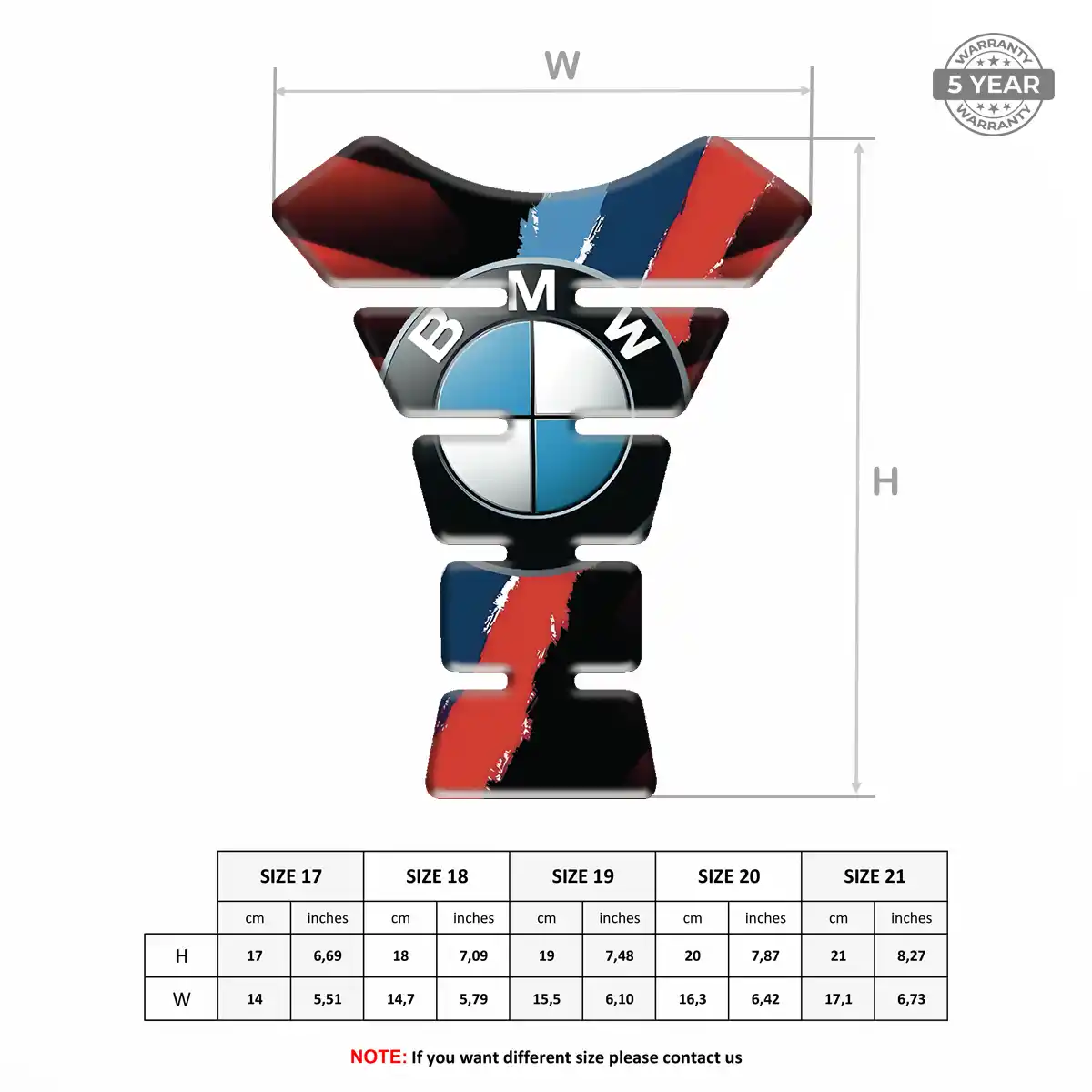 BMW Tank Guard Pad Refined Design