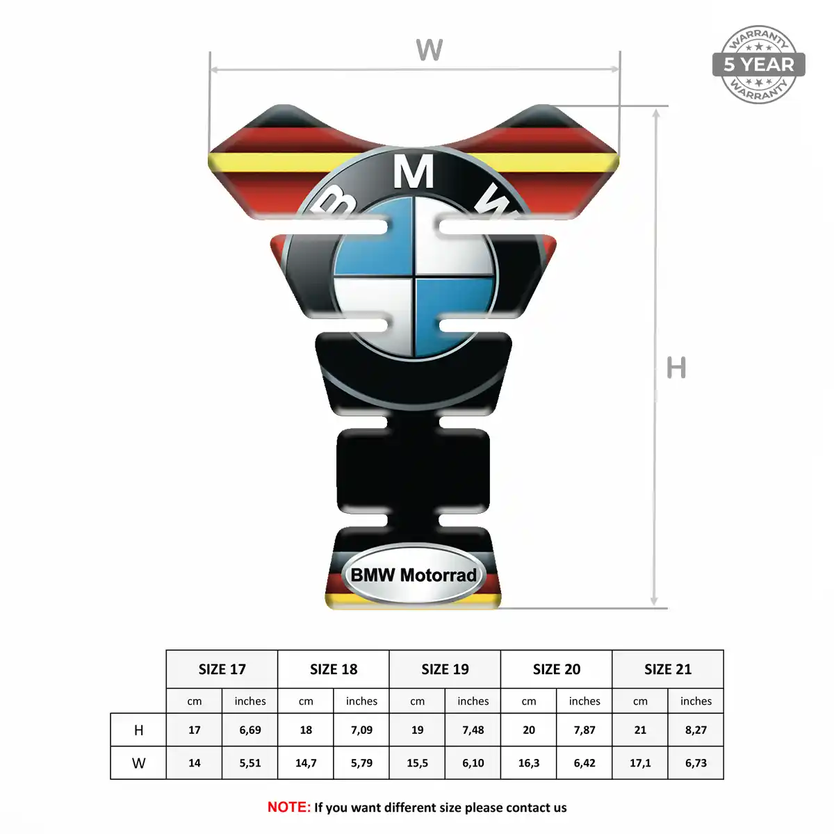 BMW Tank Guard Pads Exclusive Series