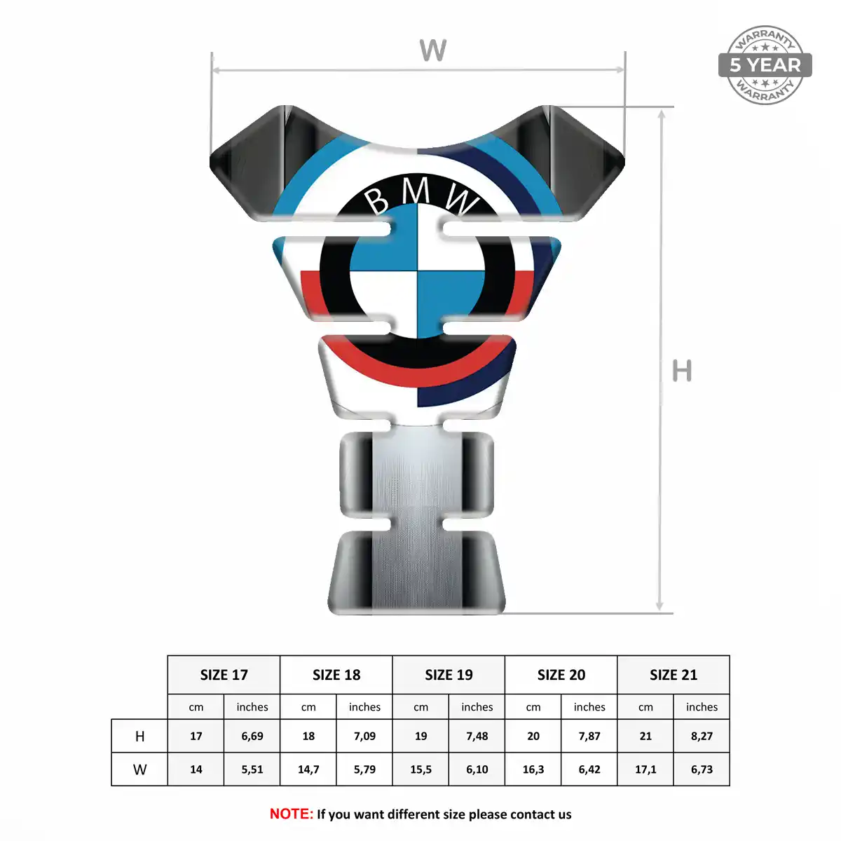 BMW Tank Guard Pads Motorbike Elite Edition