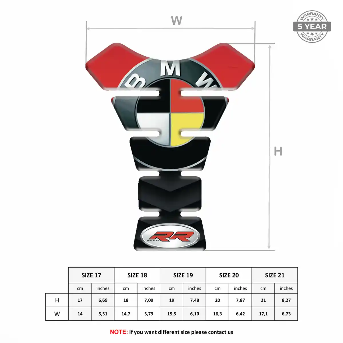 BMW Tank Guard Pads Motorbike Noble Edition
