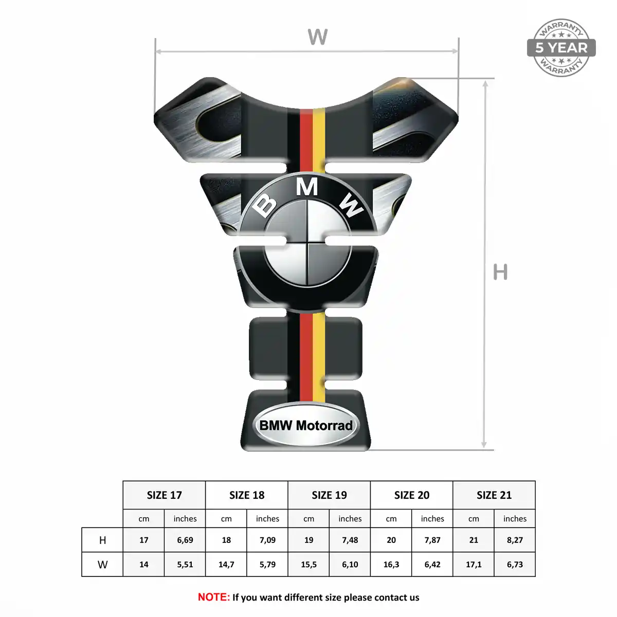 BMW Tank Guard Pads Motorcycle Elite Edition