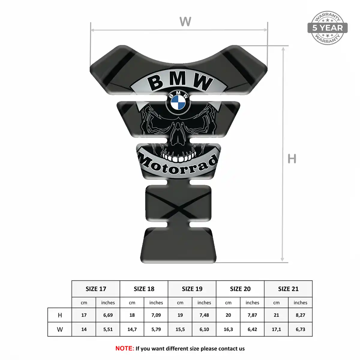 BMW Tank Guard Pads Motorcycle Exclusive Series