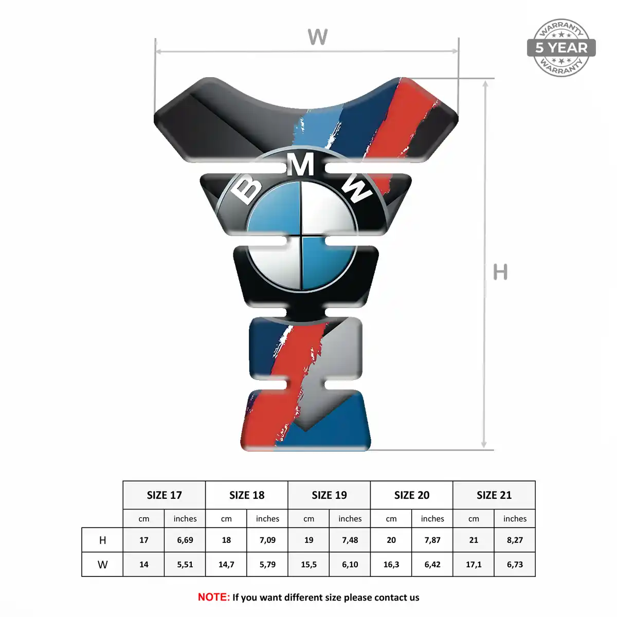 BMW Tank Guard Pads Noble Edition
