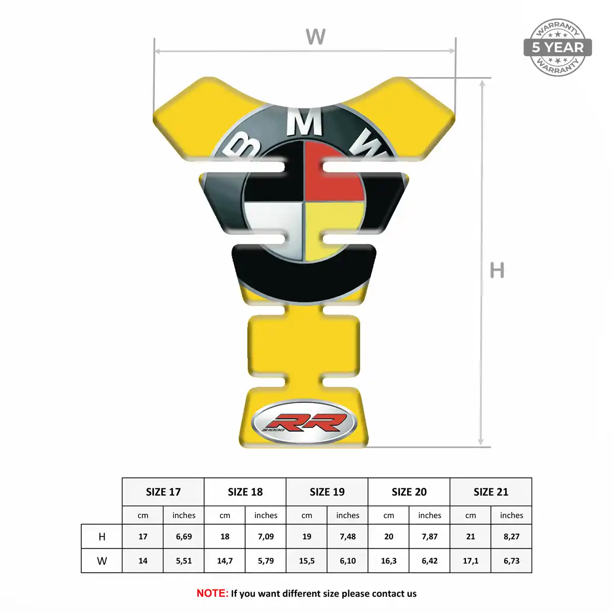 BMW Tank Guard Pads Signature Grade