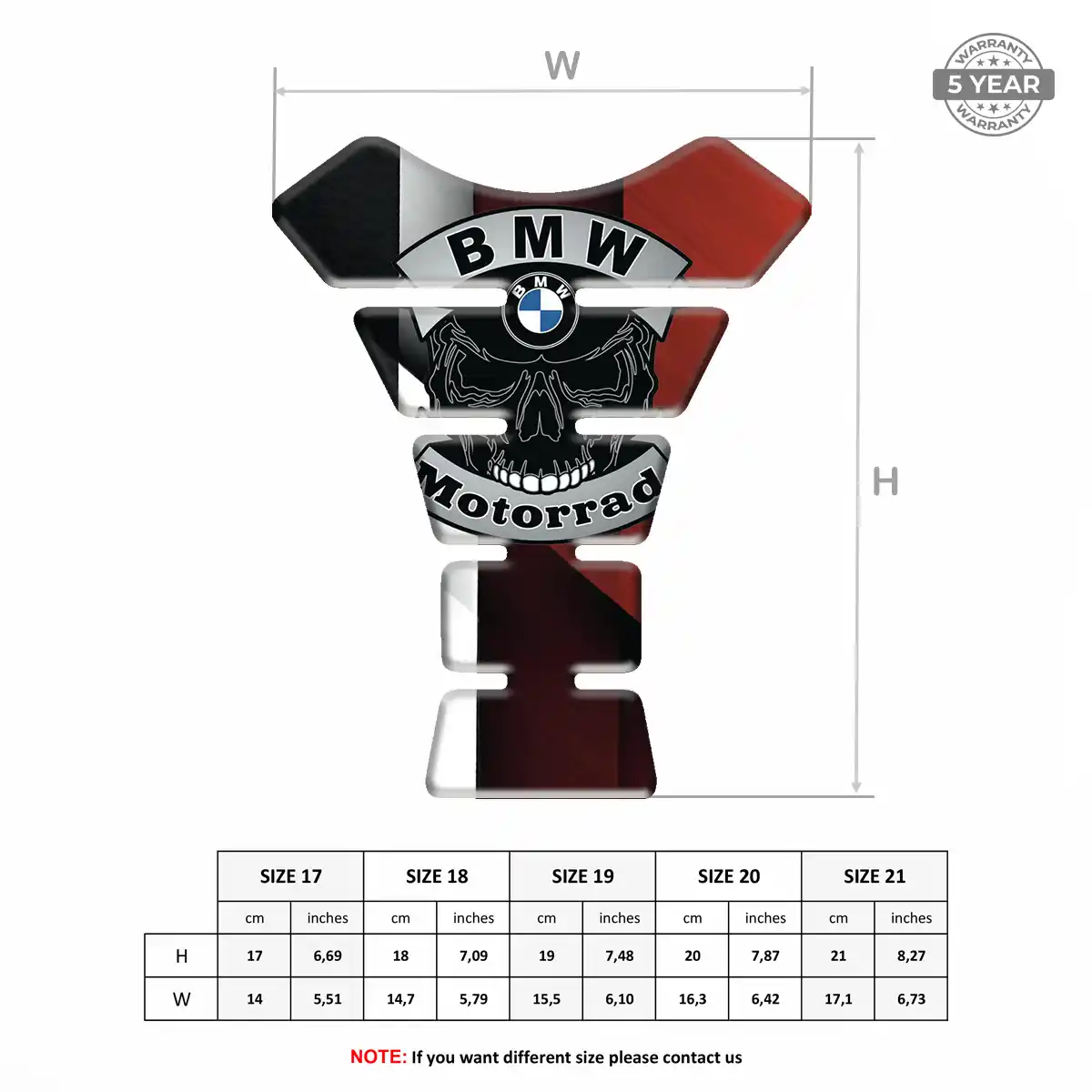 BMW Tank Guard Protector Motorbike Exclusive Series