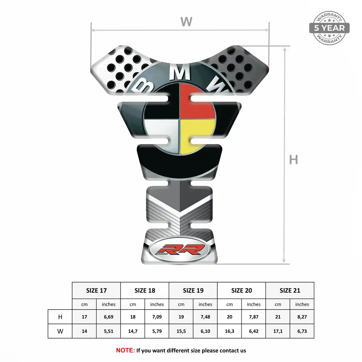BMW Tank Guard Protector Motorbike Noble Edition