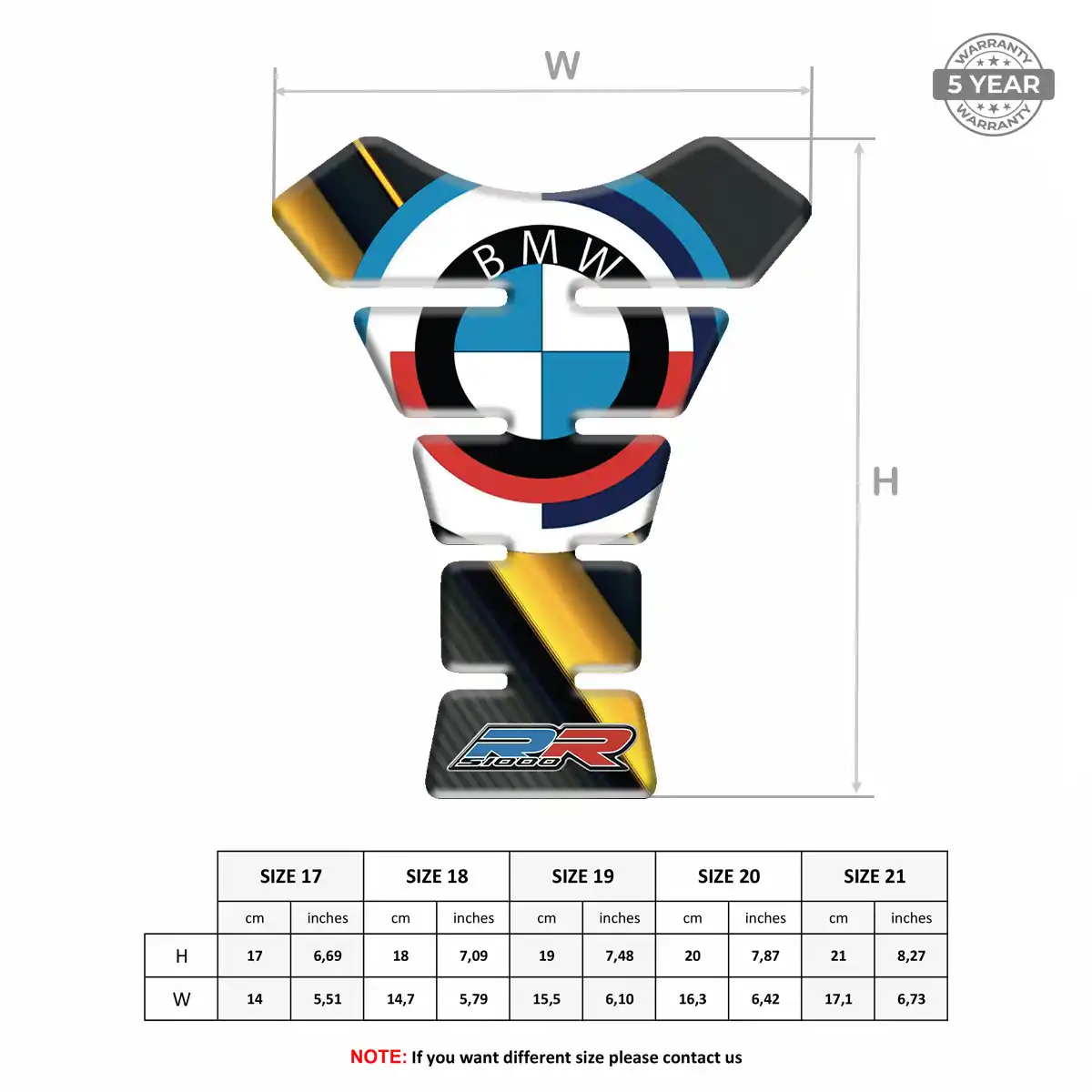 BMW Tank Guard Protector Motorbike Prime Quality
