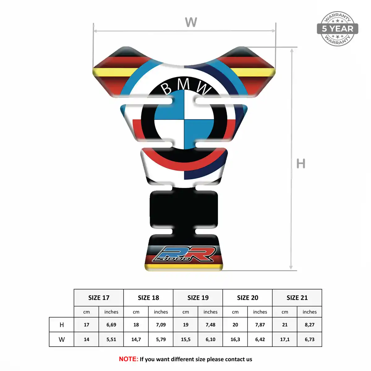 BMW Tank Guard Protector Motorbike Refined Design