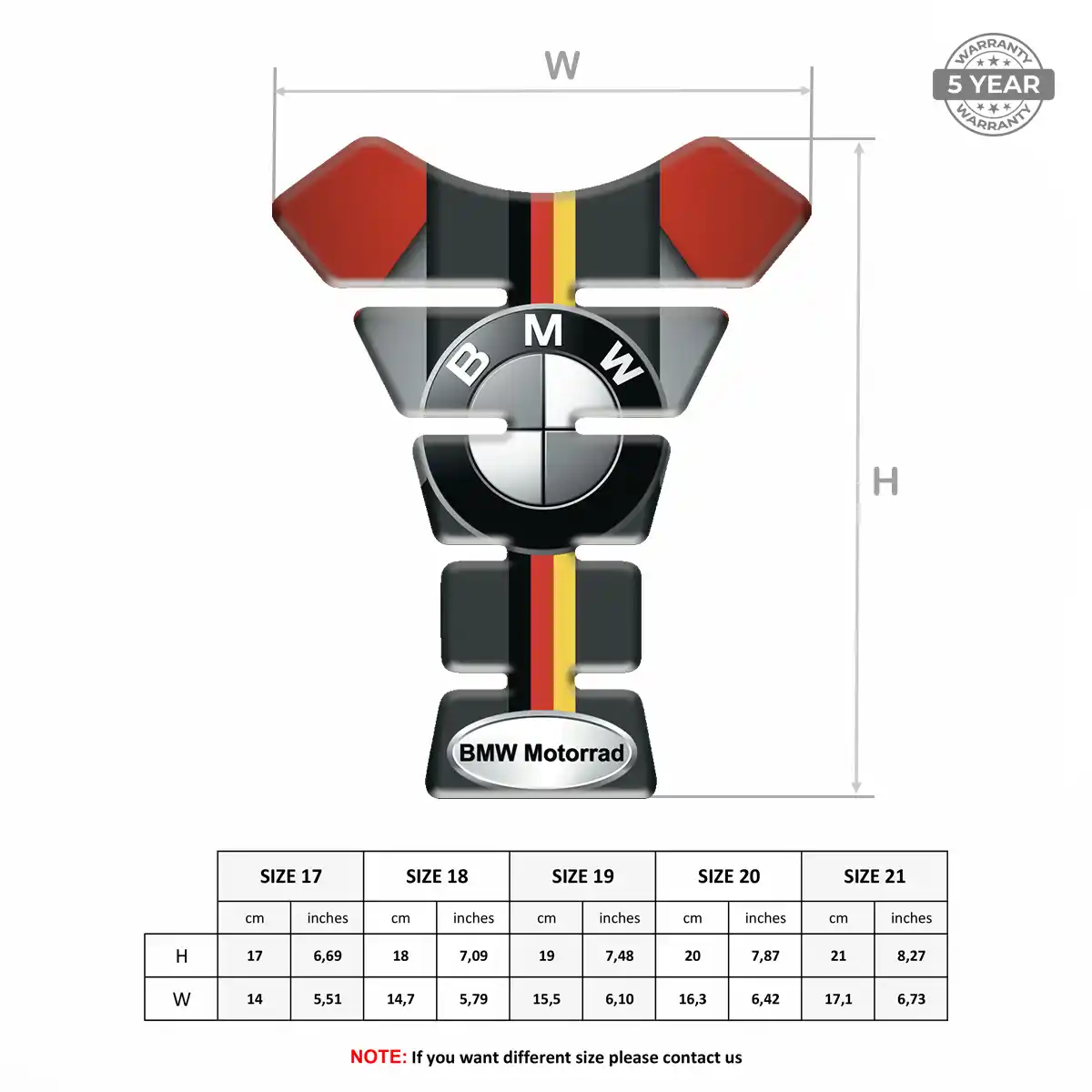 BMW Tank Guard Protector Motorcycle Exclusive Series