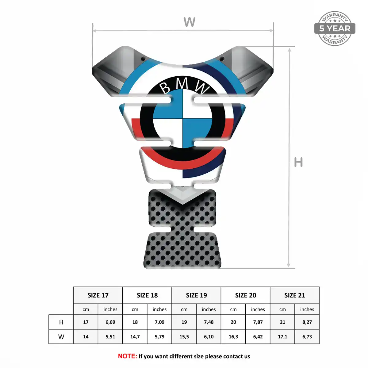 BMW Tank Guard Protector Motorcycle Refined Design